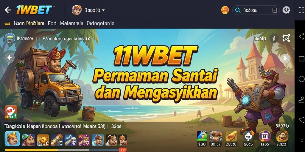 Tampilan gameplay seru di 11WBET dengan grafis menarik.