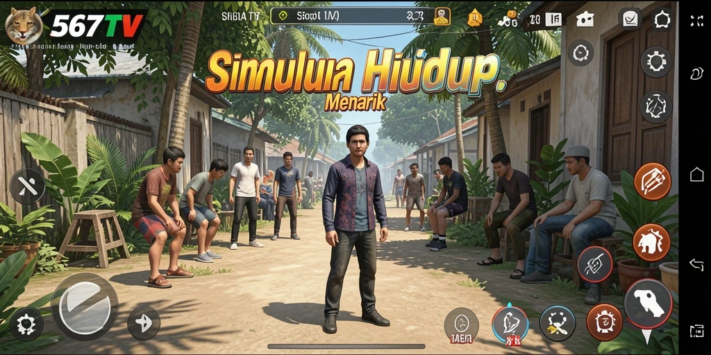 Tampilan gameplay menarik di dalam 567TV dengan grafis yang halus.