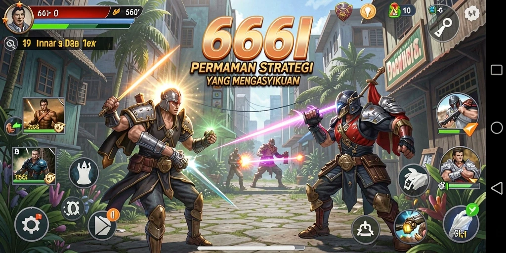 Gameplay menantang dan menarik di 666I.