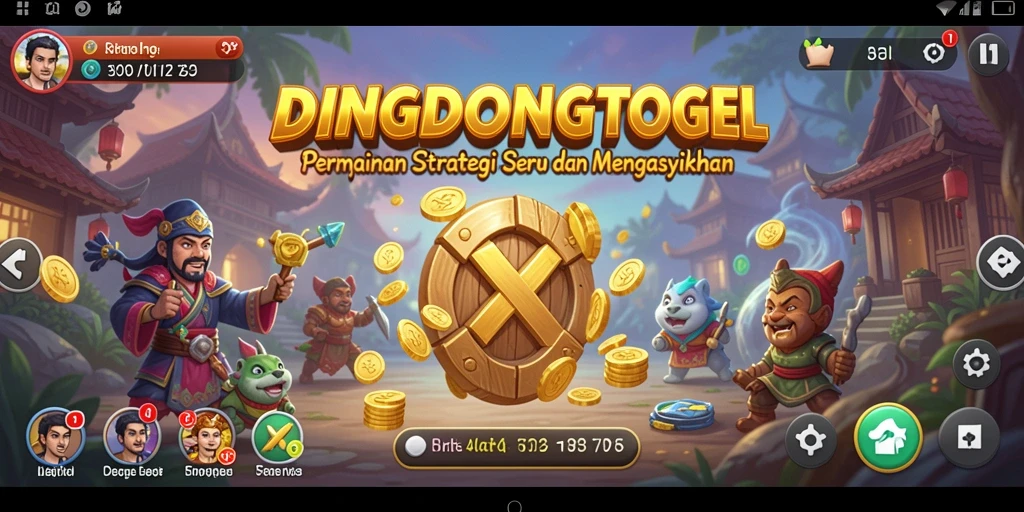 Tampilan menarik saat bermain DINGDONGTOGEL dengan strategi seru.