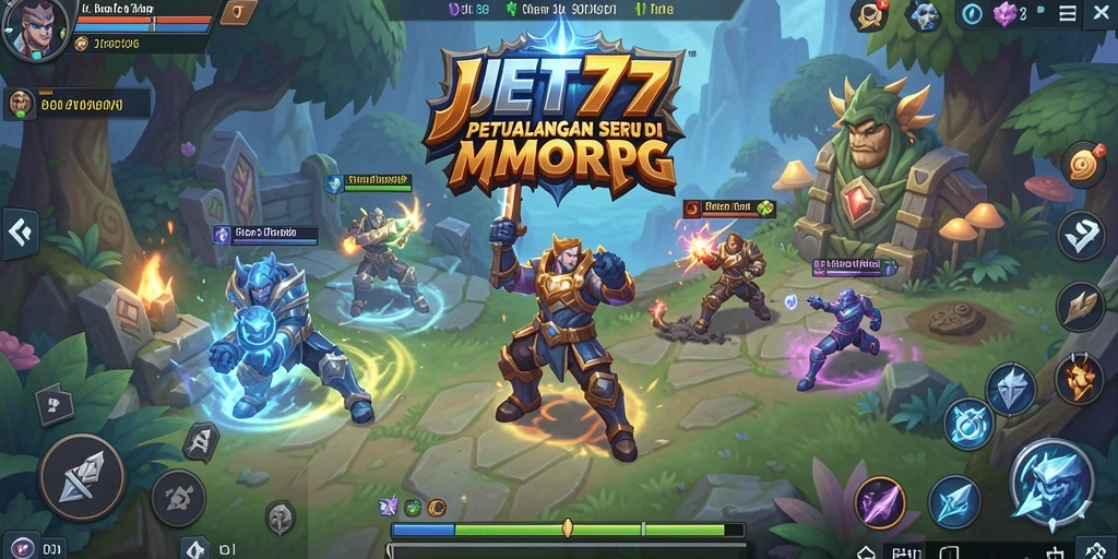 Tampilan gameplay seru dalam JET77 dengan aksi pertempuran yang mendebarkan.