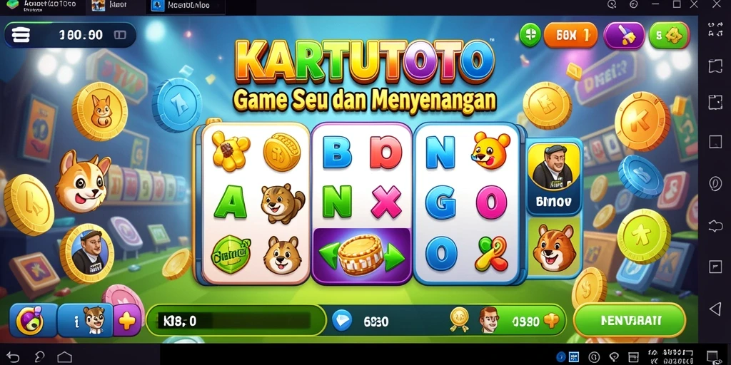 Screenshot gameplay KARTUTOTO yang menunjukkan keseruan permainan Bingo.
