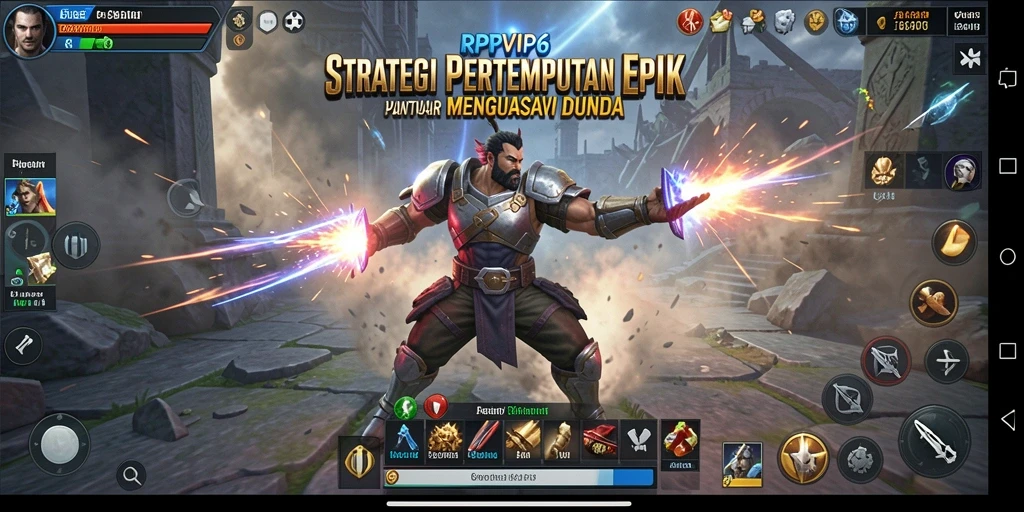 Tampilan gameplay RPVIP6 yang mendebarkan dan penuh aksi.