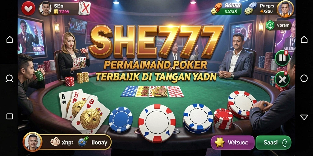 Tampilan gameplay menarik dan menantang dari SHE777 dengan teman-teman.